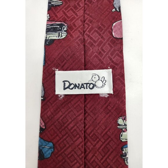 Vintage Donato Wreck O Llection No. 007 Salesman Neck Tie 57"x4" Classic Cars - Picture 5 of 9